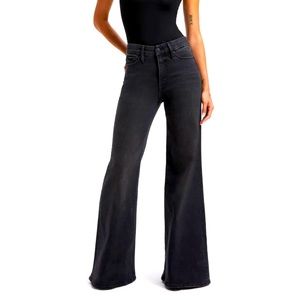Good American Good Waist Wide Leg Jean